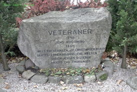 Veteranstenen på Løvel kirkegård